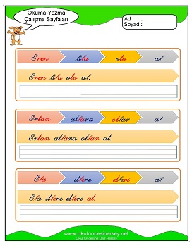 r sesi Grubu Çalışma Sayfaları